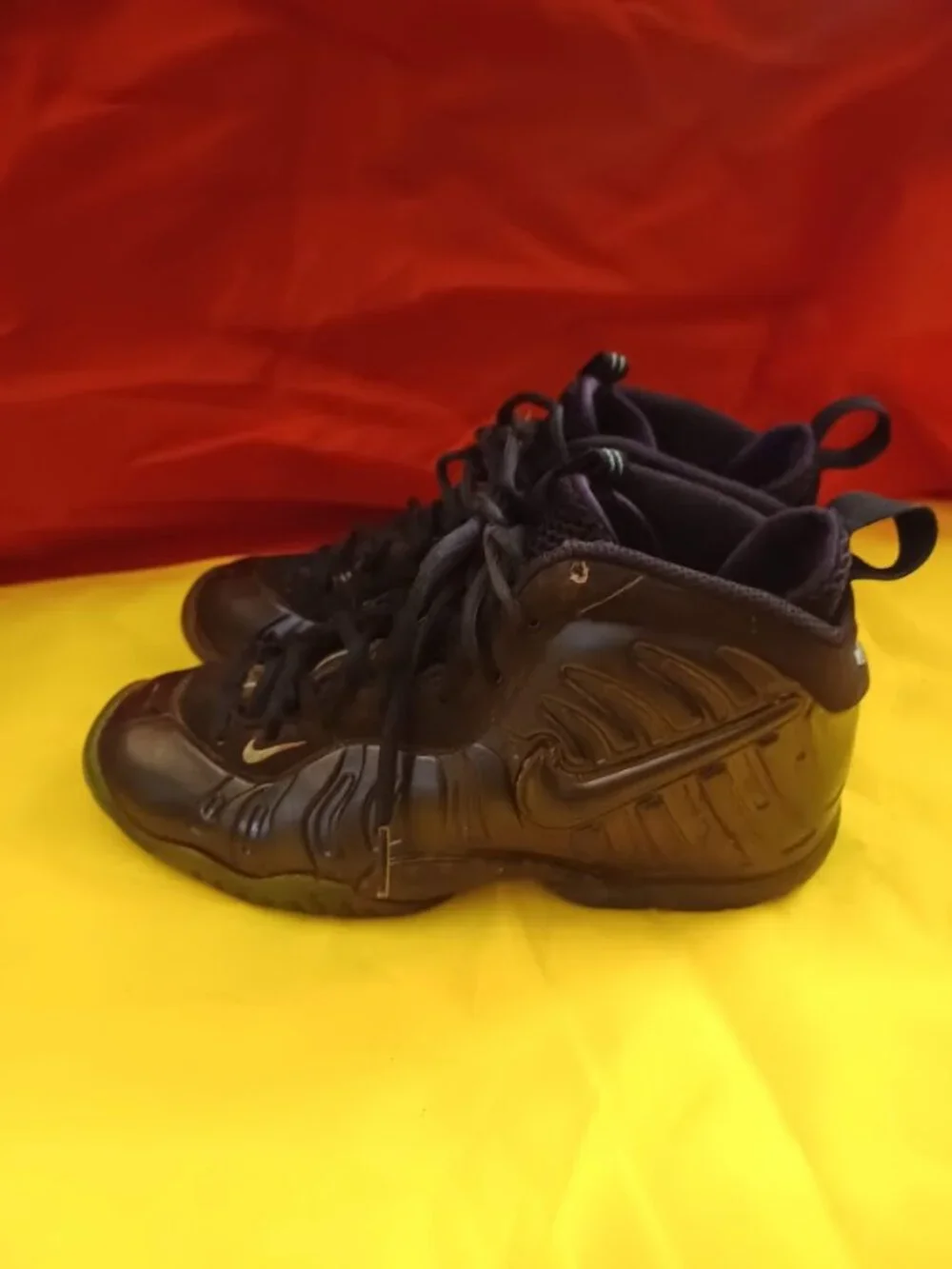 Nike Air Foamposite Little Posite Black Size 5.5Y